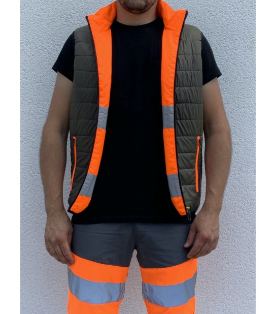 Gilet haute visibilité sans manche réversible Diadora Utility 151