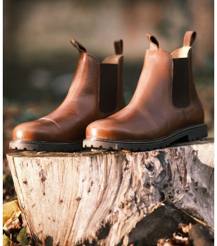 Chelsea Boots Honey 100% cuir - Héritage Farmer | GSF