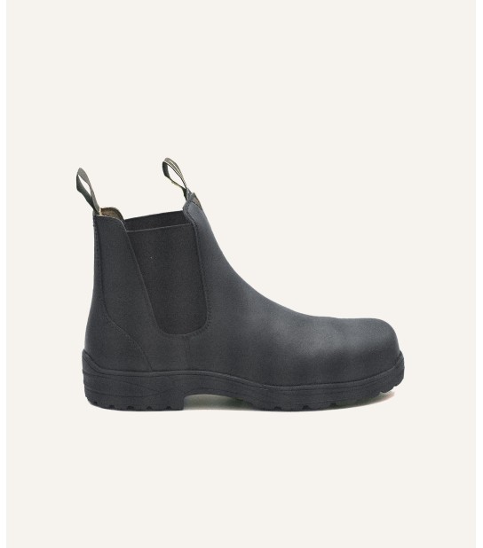 Chelsea Boots Black de sécurité et en cuir | GSF