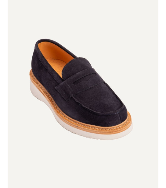 15093 - Le mocassin Homme Goodyear en Cuir Suède – Série Limitée – Fabrication Portugaise