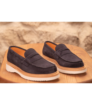 15093 - Le mocassin Homme Goodyear en Cuir Suède – Série Limitée – Fabrication Portugaise