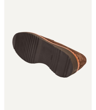 Mocassin 15016 Homme en Cuir Suède Chocolat – Goodyear – HERITAGE FARMER
