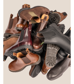Bottine Chelsea homme en cuir Pull Up marron foncé – Soho | Héritage Farmer