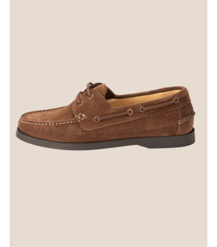 Mocassin HENRI style bateau homme en cuir nubuck – Héritage Farmer