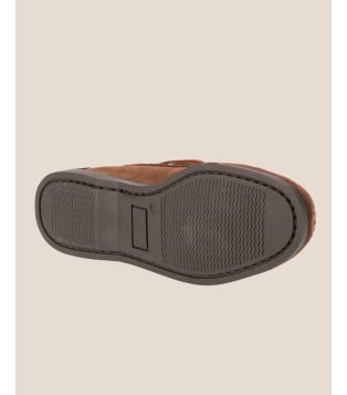 Mocassin HENRI style bateau homme en cuir nubuck – Héritage Farmer