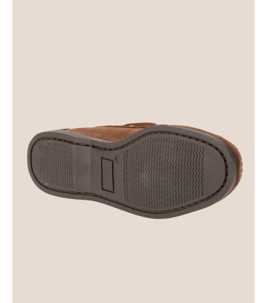 Mocassin HENRI style bateau homme en cuir nubuck – Héritage Farmer